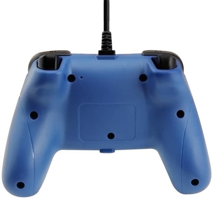 Universeller Gamecontroller mit Kabel für PS4 PS3 PC – Blau