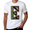 THE LETTER E  2018 40 DAY CHALLENGE  HAND DRAWN  GRAHIC ALPHABET TShirt T Shirts for Man Cotton TShirt