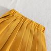 2PCS Girls Floral Applique Sleeveless Vest & Pleated Skirt Set, Casual Summer Two-Piece Outfit