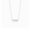 Custom-made Square Light Royal Blue Stick Necklace Llns23203S_S