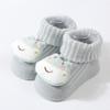 Niedliche Panda-Stricksocken für Kleinkinder, für alle vier Jahreszeiten, tragbar für Neugeborene, atmungsaktive, rutschfeste Kleinkindersocken