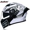 JIEKAI Flip-Up Motorcycle Helmet Women Couples Dual Lens Full Face Scooter Riding ABS Material