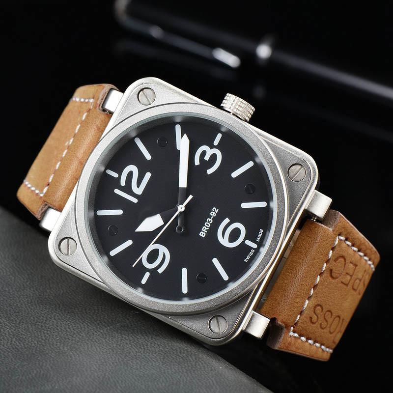 Men'S High Quality Square Mechanical Br Home Watch Fully Automatic Men'S Watch
