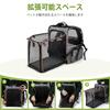 Lekesky Pet Carrier Backpack with Expandable Mesh, 4-Way Entry, L Size (35 × 28.5 × 42 Cm), Gray