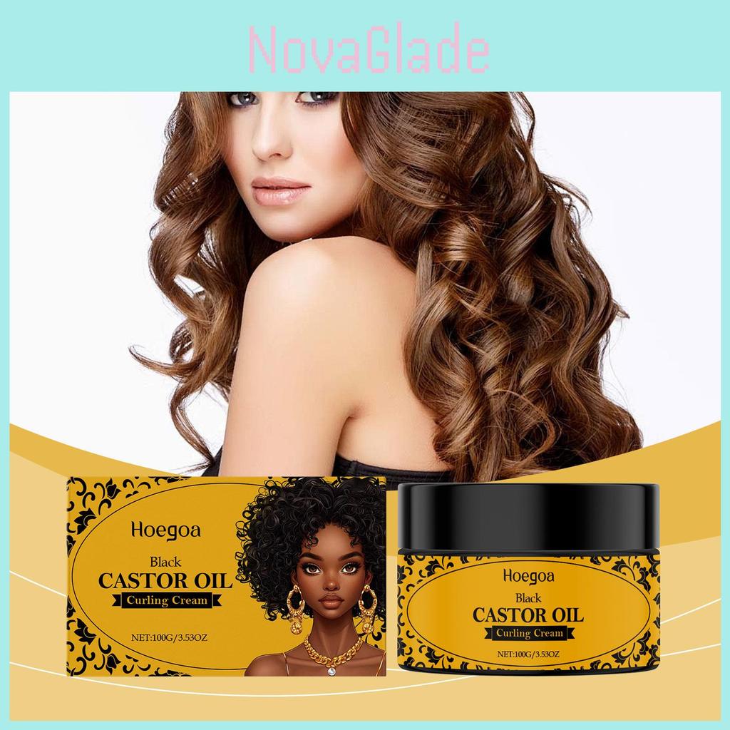Hoegoa Moroccan Nourishing Curl Cream Gentle Formula For Soft Natural Hair Care