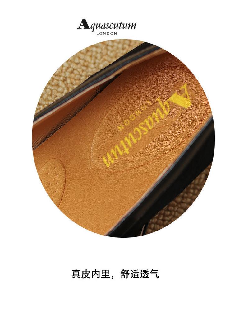 [British century old brand] Retro square toe low heel one-piece Mary Jane fashion shoes, comfortable and versatile women's single shoes