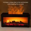 Flame Diffuser 280ml Lifelike Quiet Auto Shut Off with Remote Control Essential Oil Diffuser Fireplace Aromatherapy Humidifier
