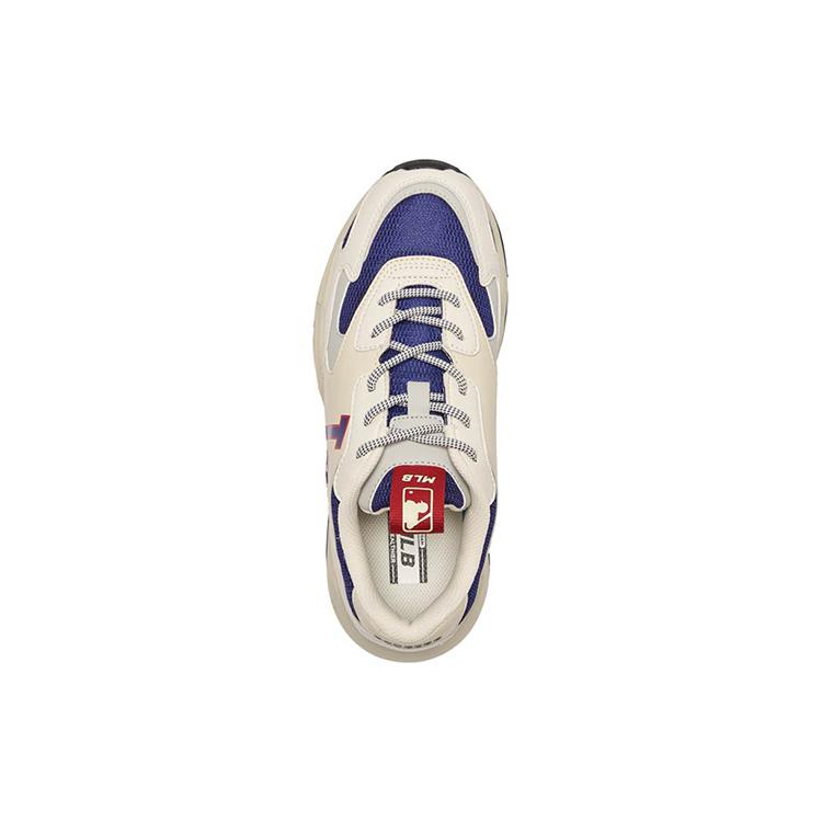 MLB Big Ball Chunky Synthetic Leather Patchwork Slip Resistant Abrasion Resistant Low Top Chunky Sneakers Unisex 3ASHC311N-07INS