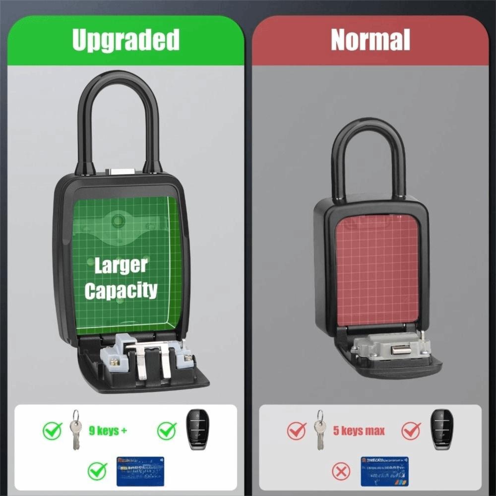 Passwords Code Key Safe Box Large Capacity Key Lock Safe Box 4 Digit Combination Key Box Garage