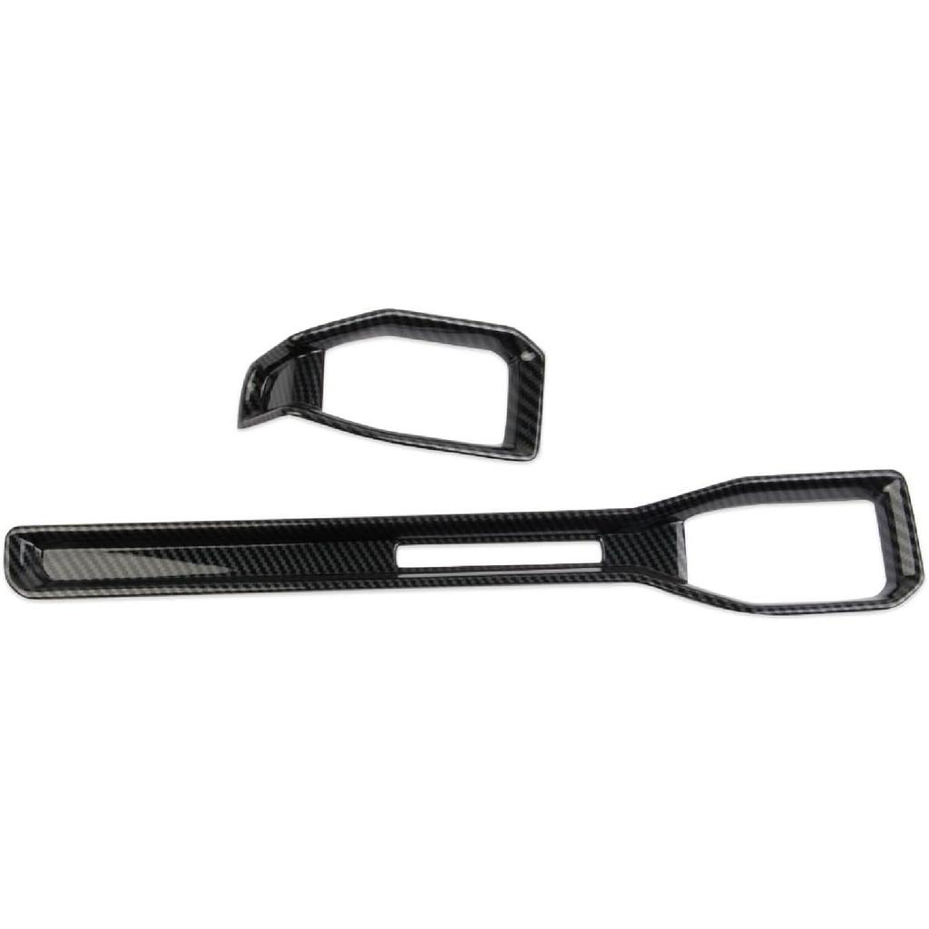 Dashboard Vent Air Outlet Cover Trim Kit Accessories for 2024-2025 Ford Mustang (carbon Fiber Style)