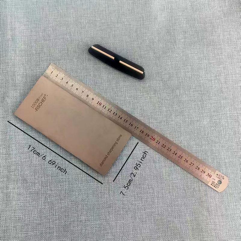240/400/600/1000 Körnung Diamant Schleifsteine Messerschärfer Rutschfeste Basis Küchenmesser Schärfwerkzeug Set Flockenplatte