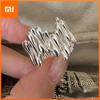 925 Sterling Silver Rings For Women Geometric Fine Jewelry Finger Adjustable Simple Shinning Strip Ring For Party Birthday Gift