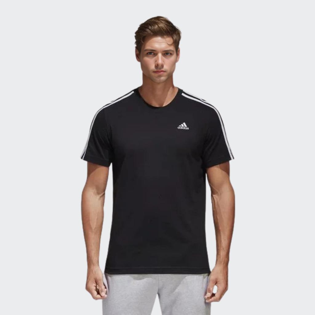 adidas T-shirt Casual Sportiva da Allenamento Girocollo Manica Corta Uomo Top Nero S98717