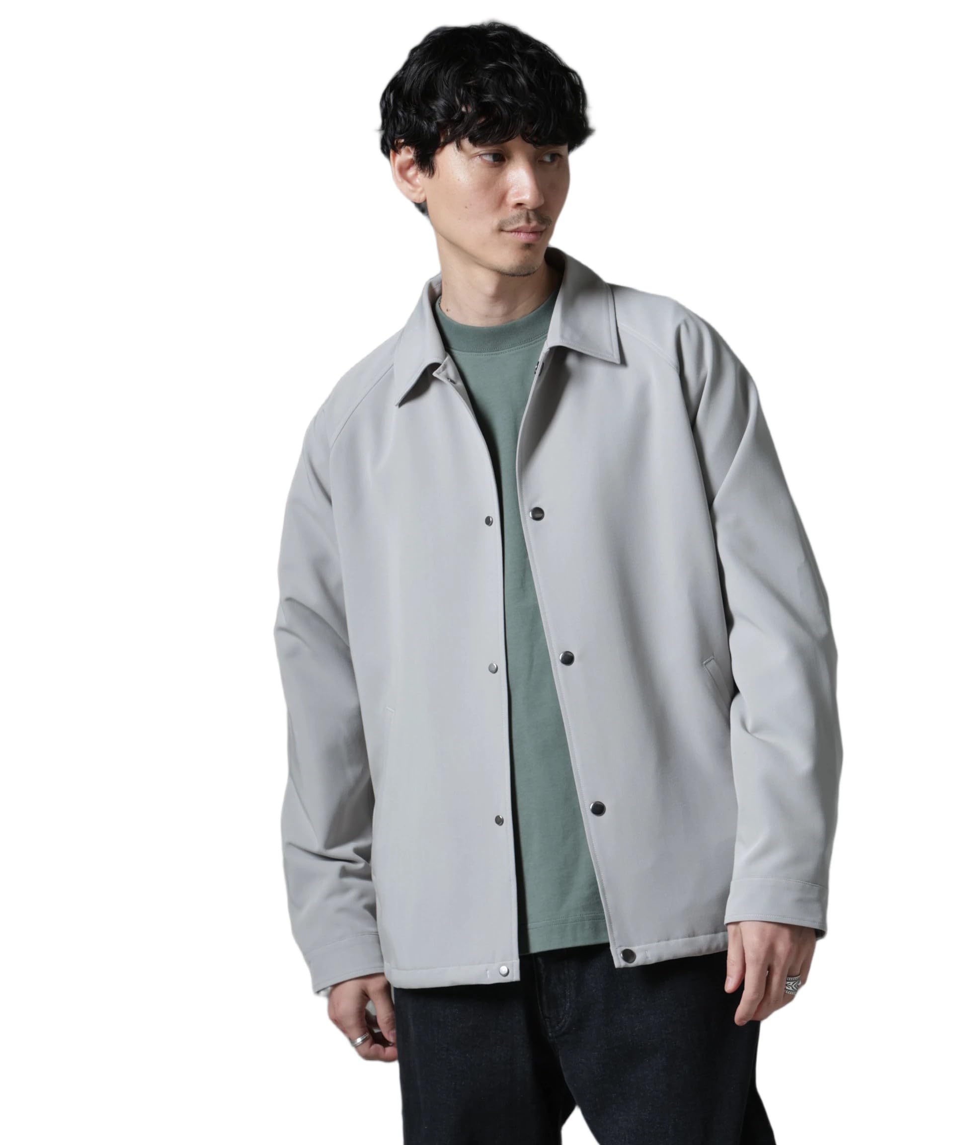 

Куртка-коуч расслабленного кроя в горошек, Nano Universe, мужская, размер S (021), Серый (672-5112205)