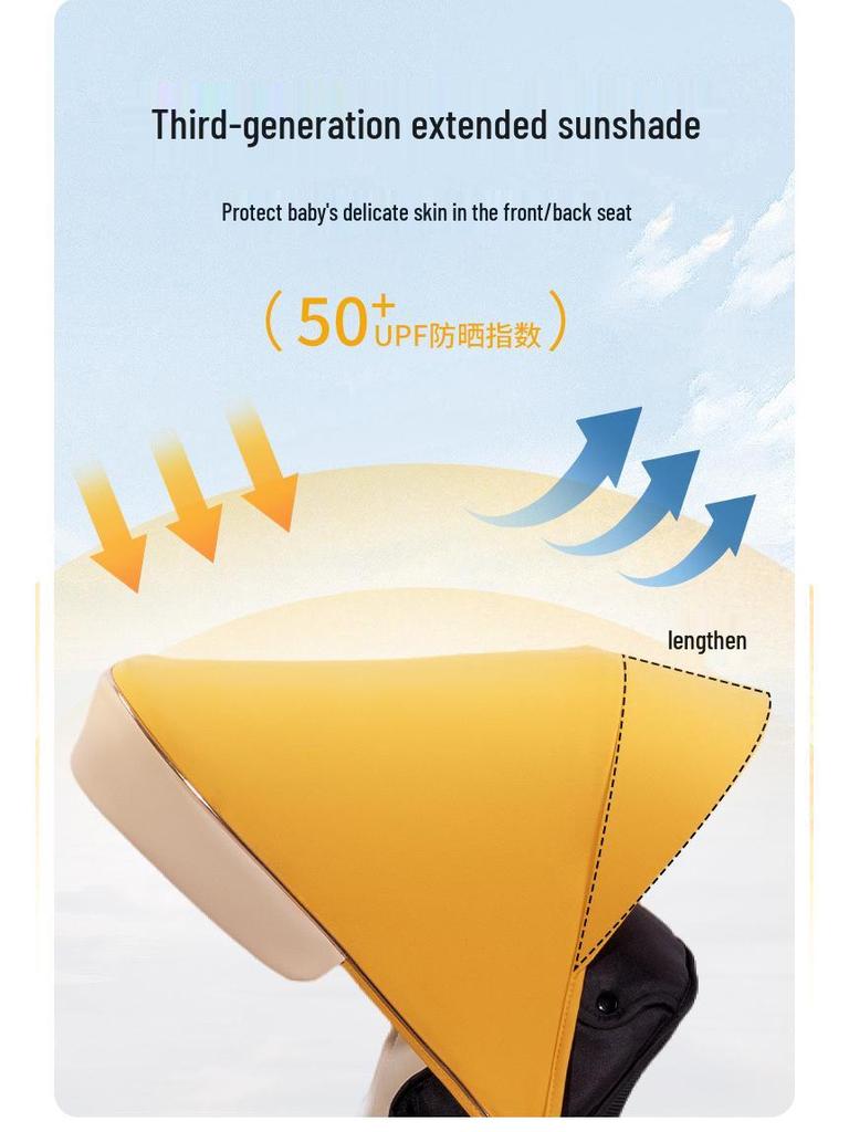 Koobaby Twin Lightweight Foldable Double Stroller for Infants and Toddlers