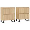 Sideboards 2 pcs Sonoma Oak Wood Based Material