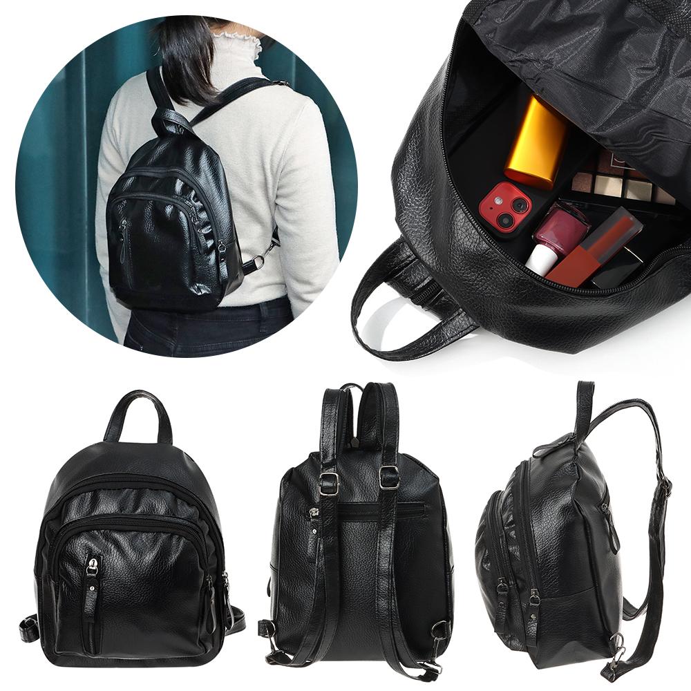 

Женская водонепроницаемая сумка на плечо большой емкости, женский рюкзак из искусственной кожи с защитой от кражи