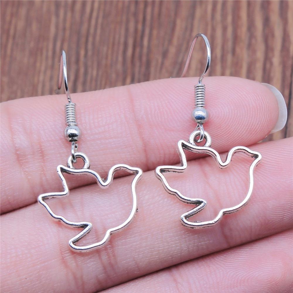 53 Styles Bird Earrings For Women Vintage Owl Dove Peacock Phoenix Swallow Feather Hummingbird Flamingo Parrot Earrings