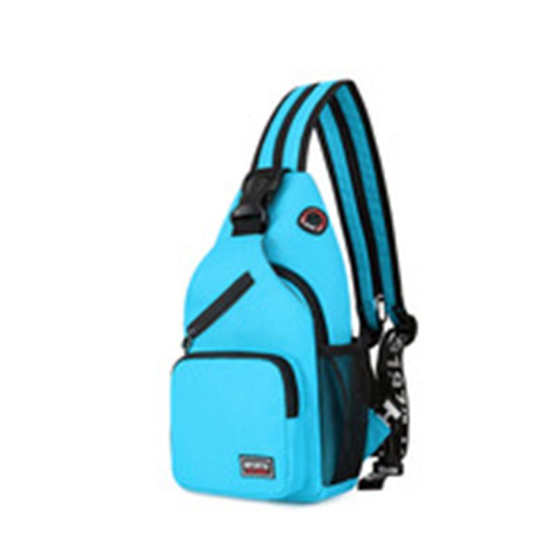 Multifunktionale Brusttasche mit Kopfhörerloch Rucksack für Damen Sling Messenger Reise Hüft Crossbody Tasche Mädchen Rucksack