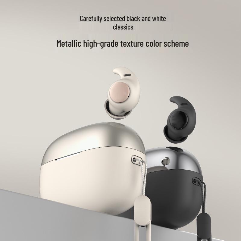 Noise-Cancelling Bluetooth Earphones: Silicone, Skin-friendly, Metal Paint, High-end Feel, Contrasting Colors