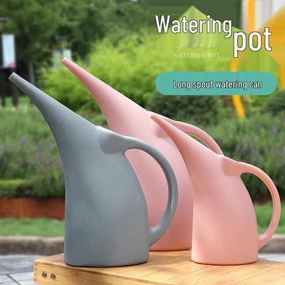 Large Capacity Plastic Watering Can with Long Spout for Household and Flower Care