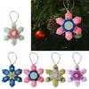 Festival Snowflake Felt Decorations With Embroidery Detail Reusable Christmas Tree Gift Accessories