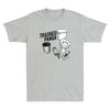 Trashed Panda Funny Raccoon Gets Drunk Meme Humor Saying Vintage Unisexs Tshirt