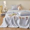 Lan Jing Tencel Lyocell Silky Summer Quilt Set - Four Pieces, Thin, Washable, Ideal for Air Conditioned Rooms