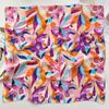 Spring and Summer Graffiti Flowers 71 * 71 Square Scarf Travel Sunscreen Headscarf Practical High-end Scarf for Mother