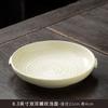Piatto Ceramico Doppio Manico Retrò Piatto Profondo da Ristorante Piatto da Dessert Piatti per Pasta Piatti Creativi per Insalata Stoviglie Speciali