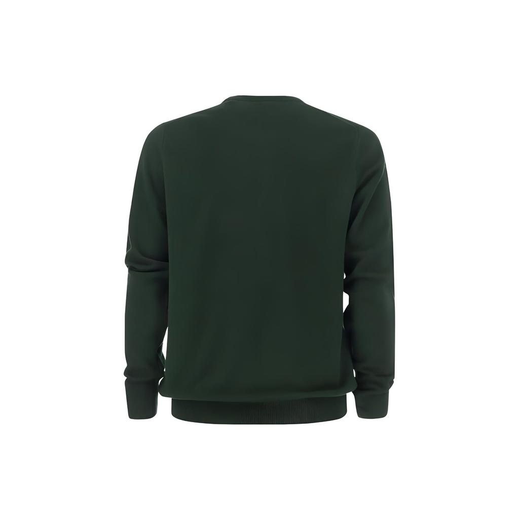 Polo Ralph Lauren Solid Logo Embroidered Casual Crew Neck Sweater Men Sweater Dark-Green 710876714002