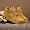 New Fashion Men's Autumn Spring All Match Hightop Walking Boots Winter Hightcut Leather Work Boots