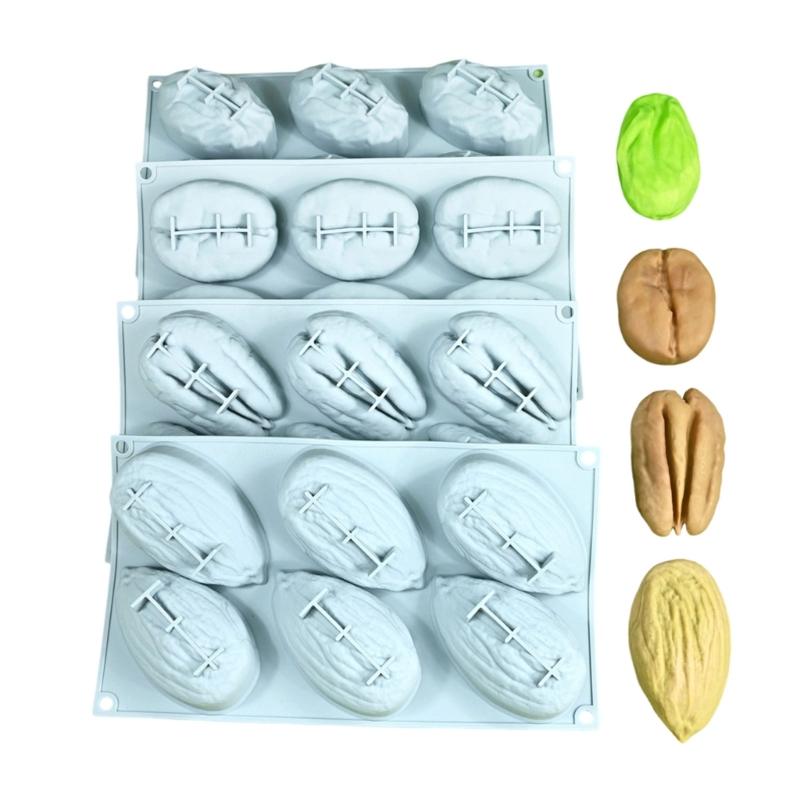 Flexible Silicone Baking Molds Perfect For Nut Inspires Dessert And Treats Mousse Cake And Chocolate Mould