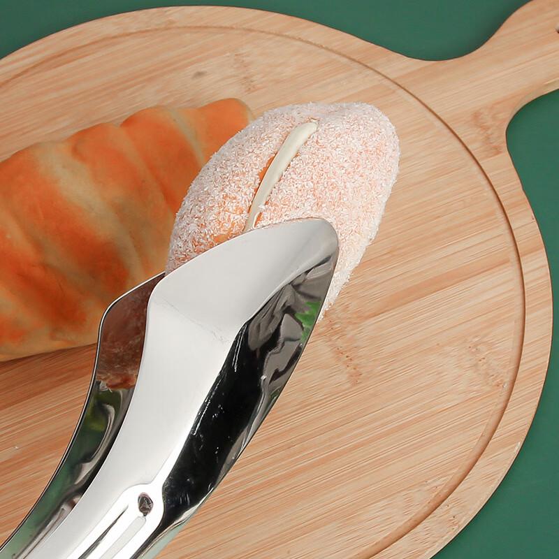 SMVP Stainless Steel Knife-Type Food Tongs