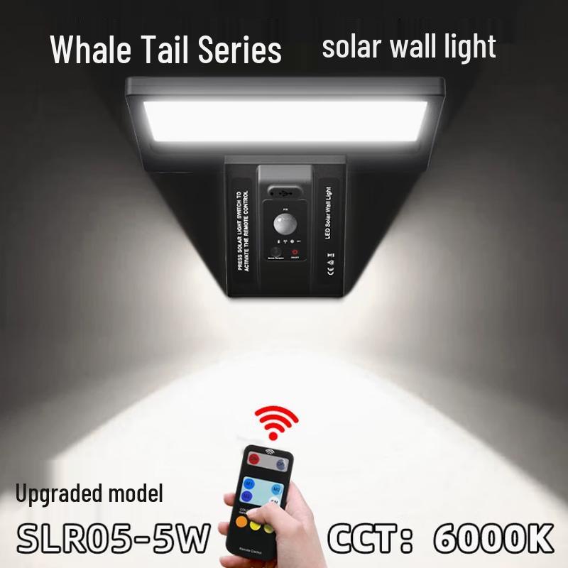 NuFeng Upgraded Outdoor Solar Motion Sensor Wall Light