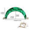 Amber Handbag Handles Resin Tote Grip Fashion Women's Bag Handle  DIY Replacement