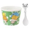 4x Ice Cream Cups with Spoons for Ice Cream Dessert Bowls for Children Set