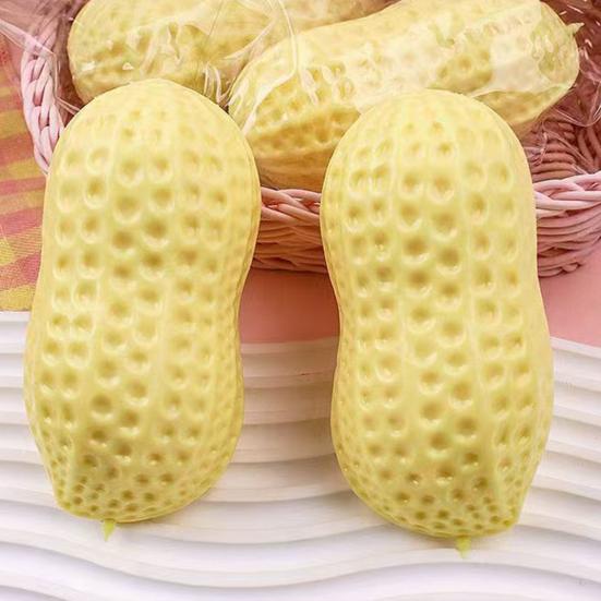 1/2/3Pcs Simulation Peanut Squeeze Toy Stress Relief Slow Rising Stretchy Peanut Sensory Toy