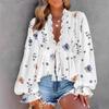 BITCED Women's Fashion Casual Long Sleeve V Neck Blouses & Shirts