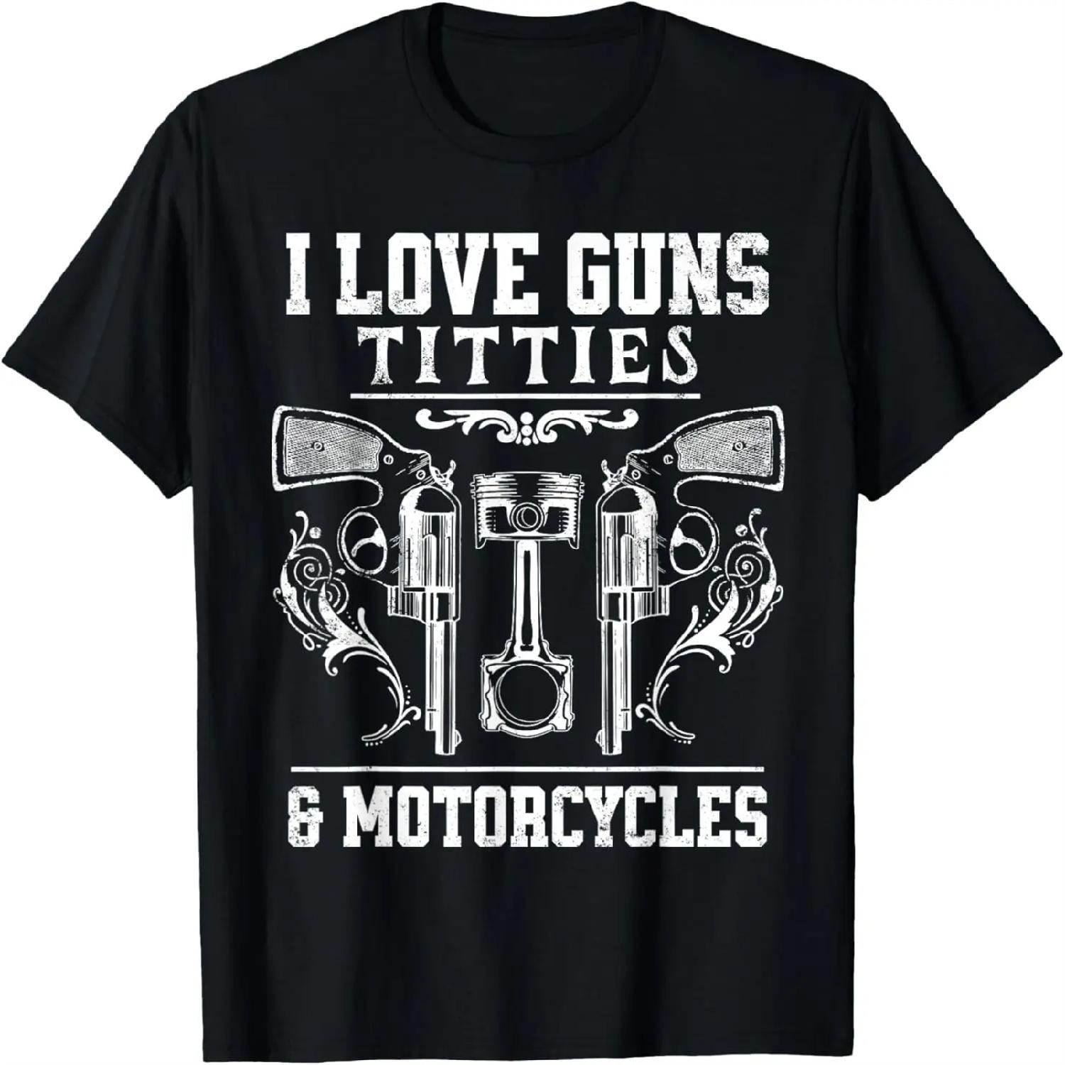 

I Love Guns Titties and Motorcycles T-Shirt XXXXXL різнокольоровий