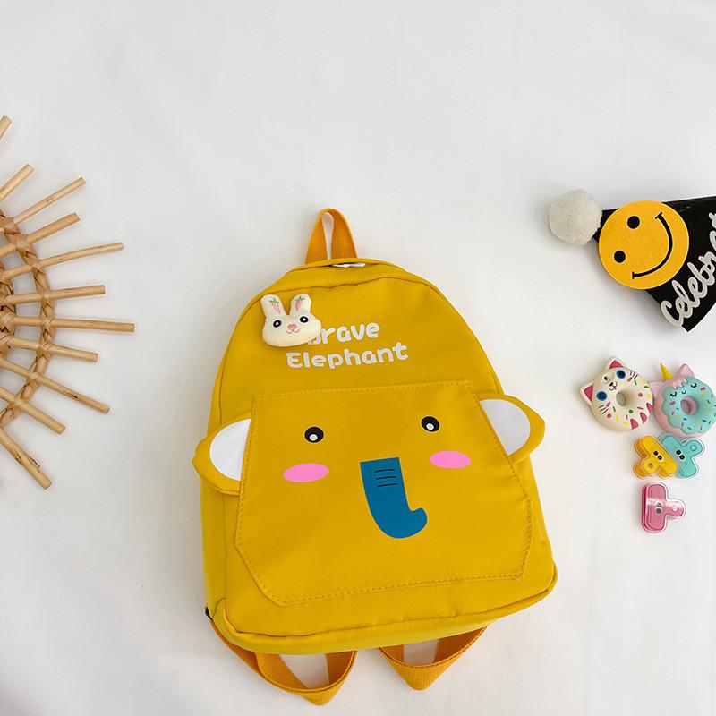 Adorable Korean Style Children s Backpack Cute Animal Print Lightweight Nylon Bag