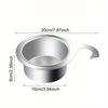 1Pc Swan Drainage Basket | Undermount Kitchen Sink Organizer with Space-Saving Countertop Drain, Easy-Clean Stainless Steel, Rustresistant Material