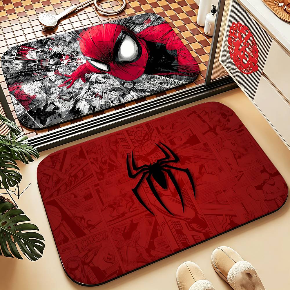 Movie-S-spider-manS Classic Carpet Bathroom Anti-slip Mat Door Mat Home Decoration Mat Entrance Door Mat Scratch-resistant Mat
