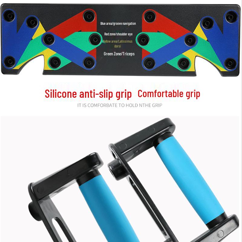 9-in-1 Multifunctional Push-Up Bar for Home Fitness & Bodybuilding - Chest & Arm Training Board