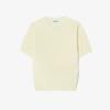 [lacoste] Women's Basic Short-Sleeve Round Neck Sweater AF335E-56GS7G