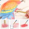 12 Color Water Soluble Pencils Art Watercolor Painting School Supplies in Iron Box
