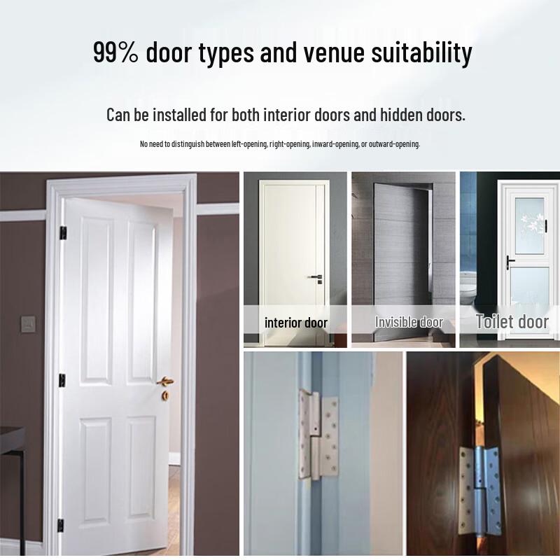 Hua Wancheng Hydraulic Buffer Invisible Door Closer Hinge