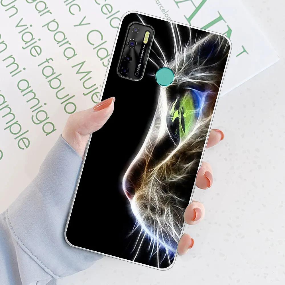 For Tecno Spark 5 Pro Case Cover For Tecno Camon 15 Air /Camon15 Funda Clear Soft Silicone TPU Phone Case or Tecno Spark 5 Coque