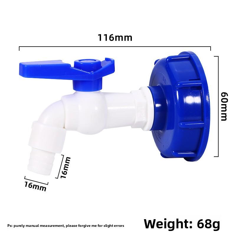 1/2 inch Replacement Barrel Water Butt Tap Rain Barrel Tank Plastic Faucet Garden Water Barrel Tank Spout Valve