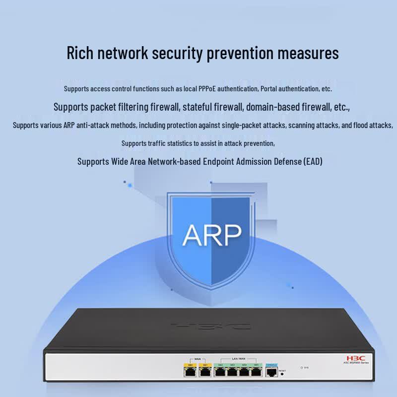 H3C MSR860-6EI-XS Gigabit Multi-WAN VPN Gateway Router (CN version)